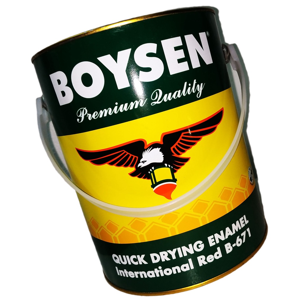 BOYSEN QDE INTERNATIONAL RED B-671 ( 1 GALLON 1 GALLON 1 GALLON 1 ...