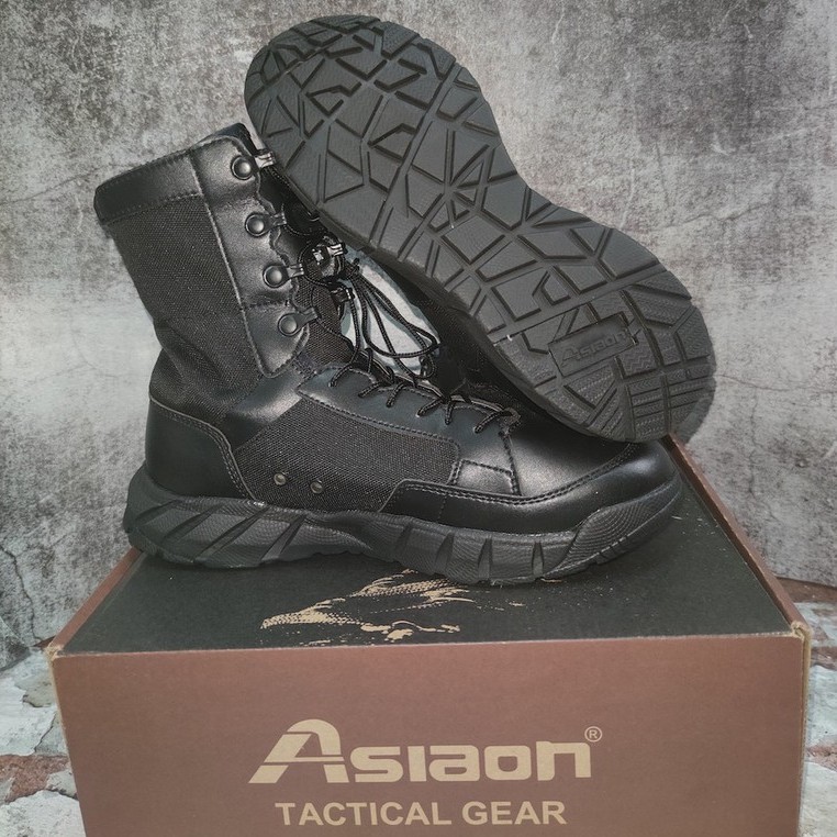 ASIAON Unisex High Cut Tactical Boots 568 for Military Outdoor and Hiking Activities Shopee