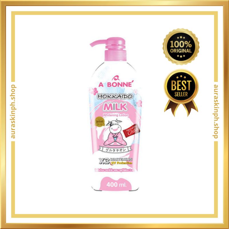 ABONNE Hokkaido Milk Whitening Lotion 400ml | Shopee Philippines