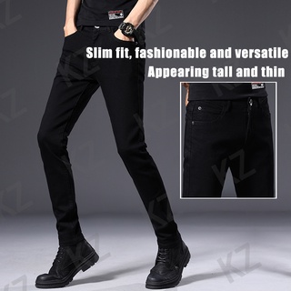 [COD & Ready stock] black Slacks for men Korean slim fit all-match skinny jeans for men summer #9