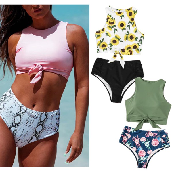 high neck swimsuit women's swimwear