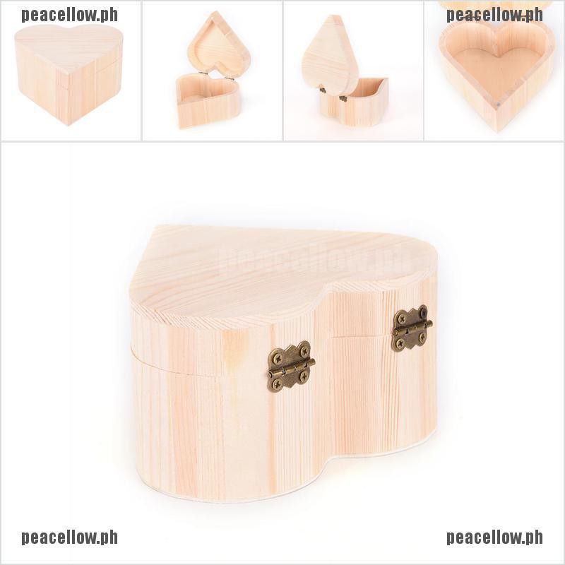 wooden craft shapes and boxes