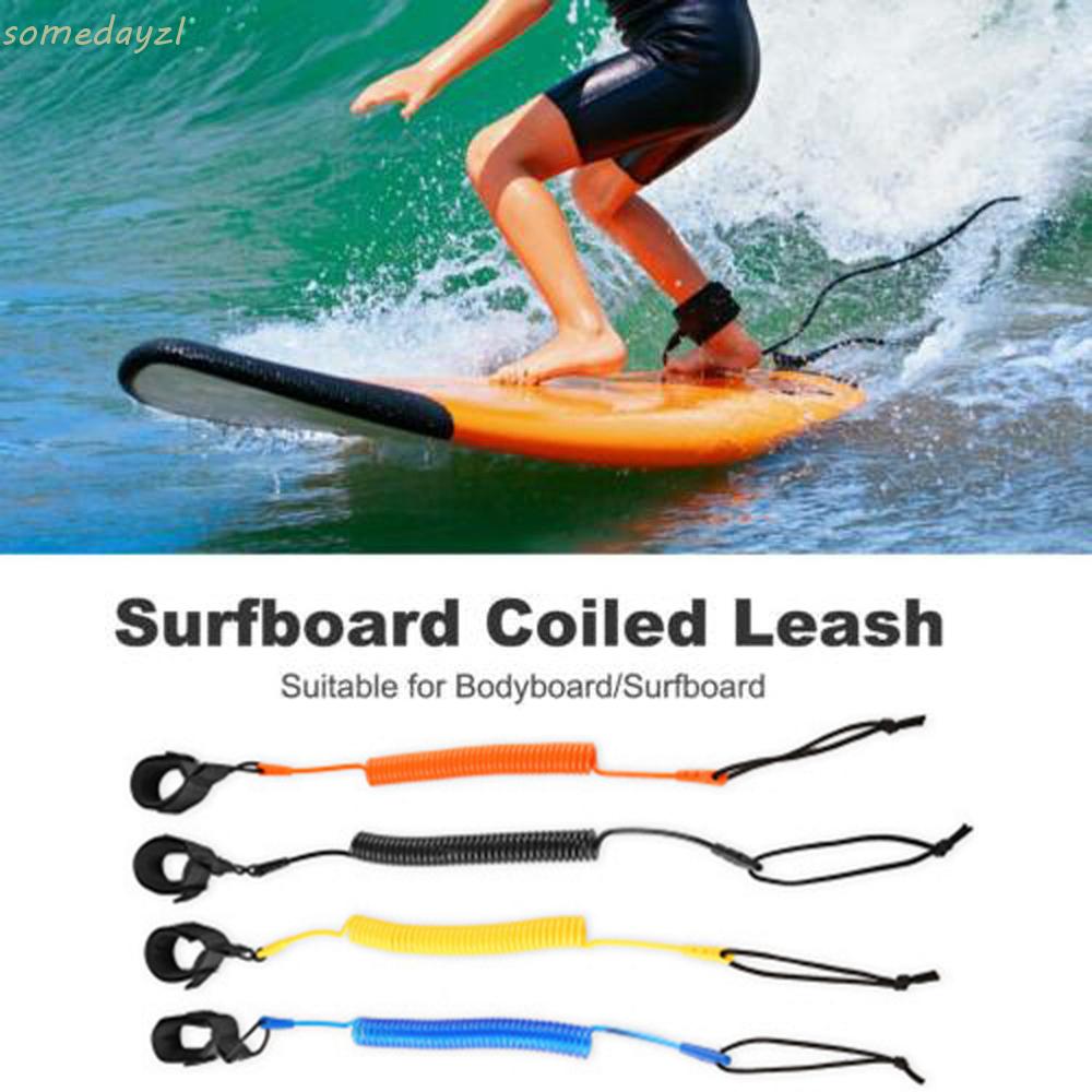 3 Meter/10 Feet Coiled Leash Stand Up Paddle Board Surfboard Leash Leg Rope 