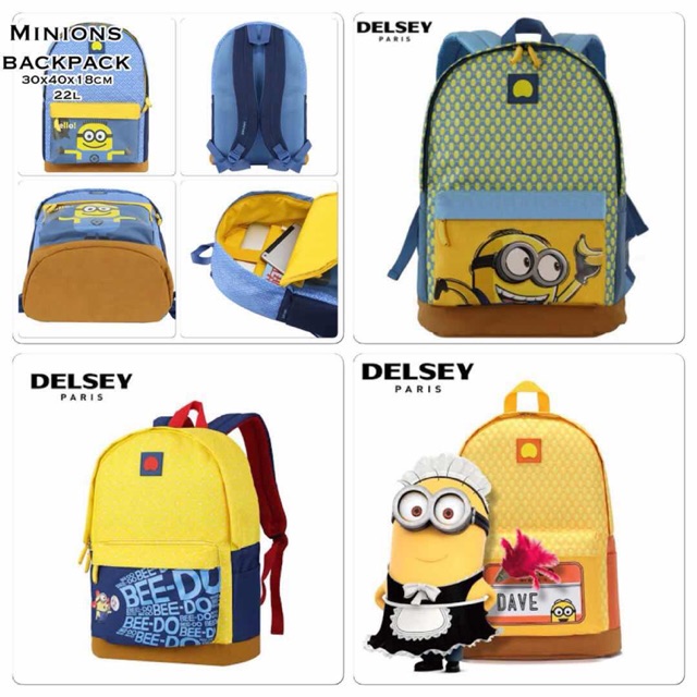 delsey minion backpack