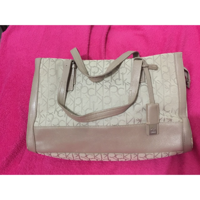 calvin klein beige bag