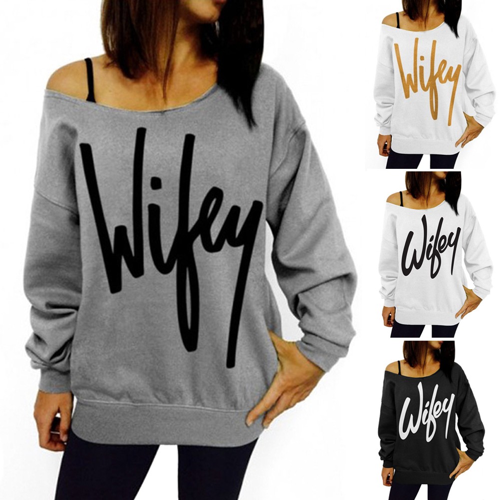 wifey oversized sweatshirt