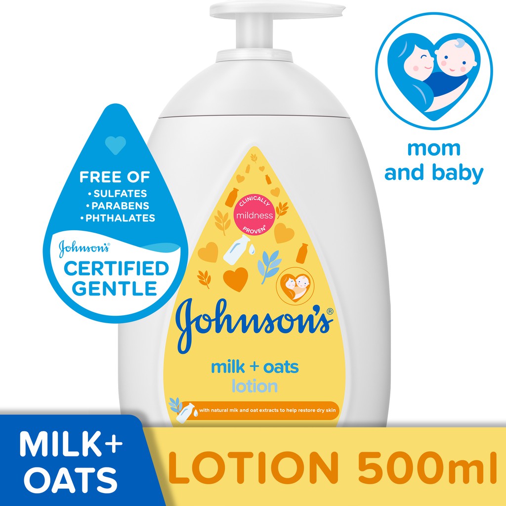 Johnson's Milk+Oats Lotion 500ml Shopee Philippines
