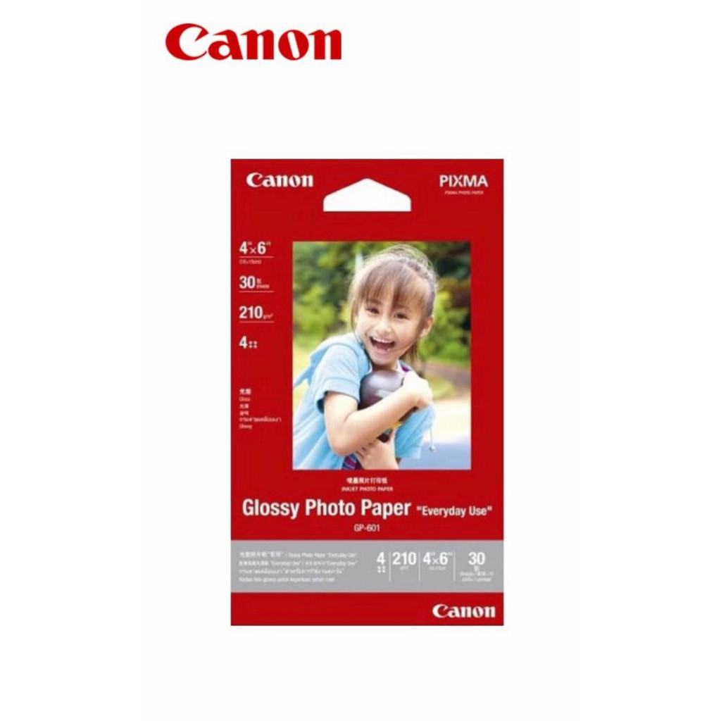Canon GP601 Glossy Photo Paper 4x6 (30 sheets) Shopee Philippines