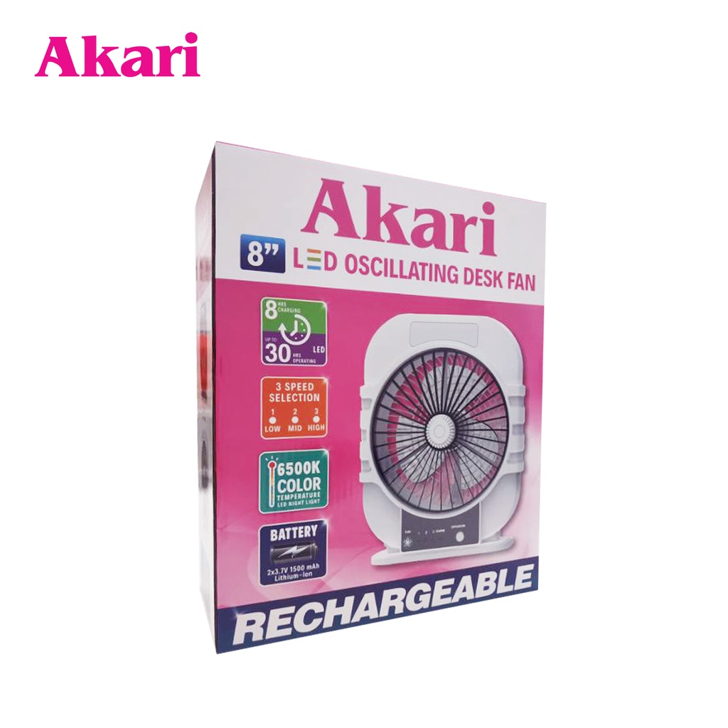 akari oscillating fan