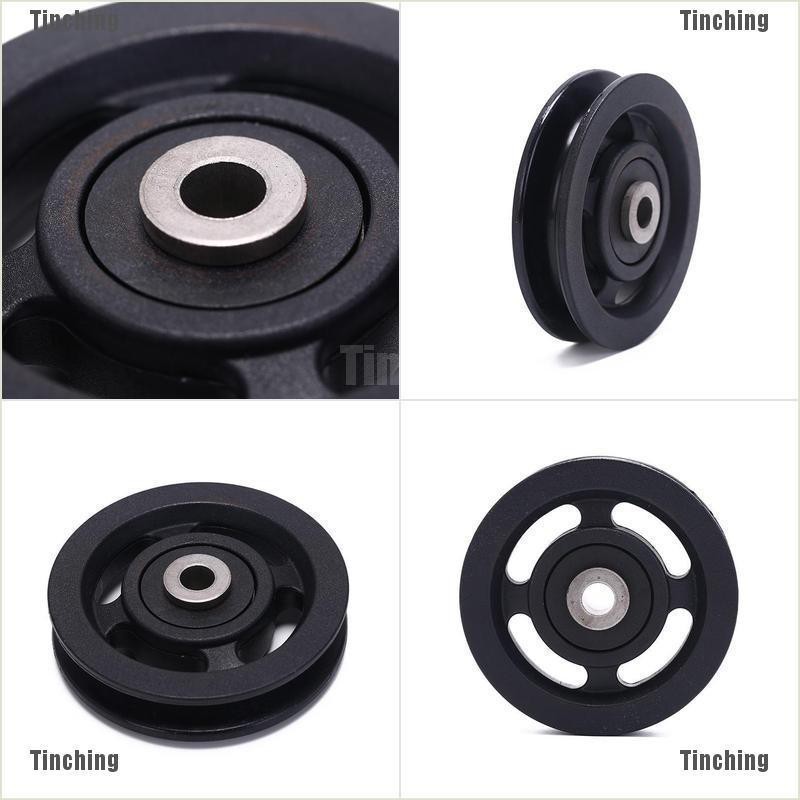 black pulley wheel