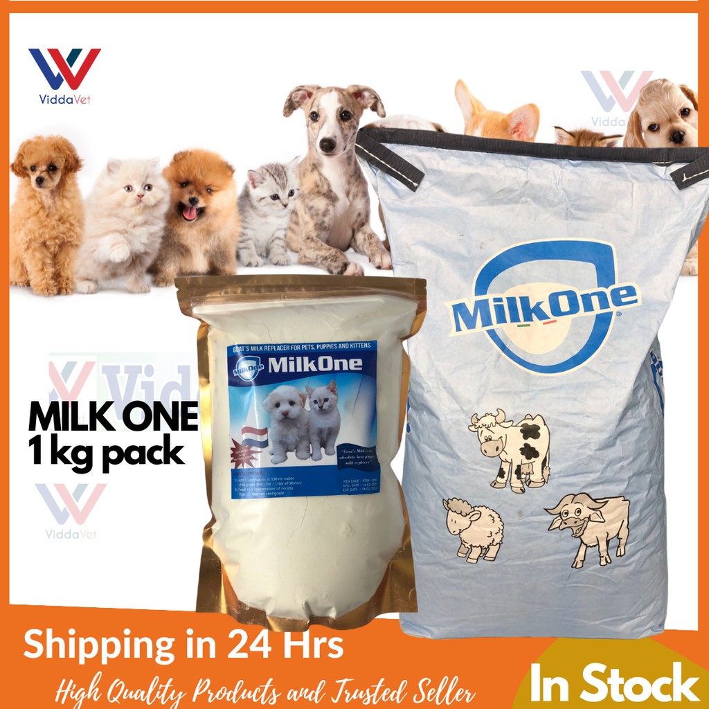 1 kg Milk One Goat's Milk Replacer Powder for Dogs Cats Rabbits Pets