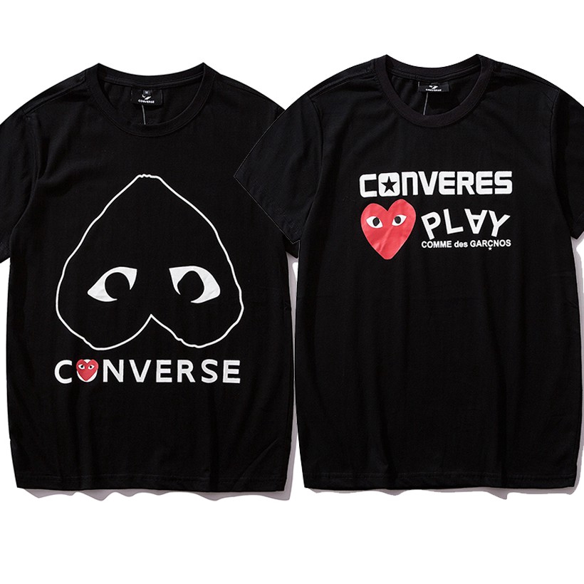 converse with heart shirt