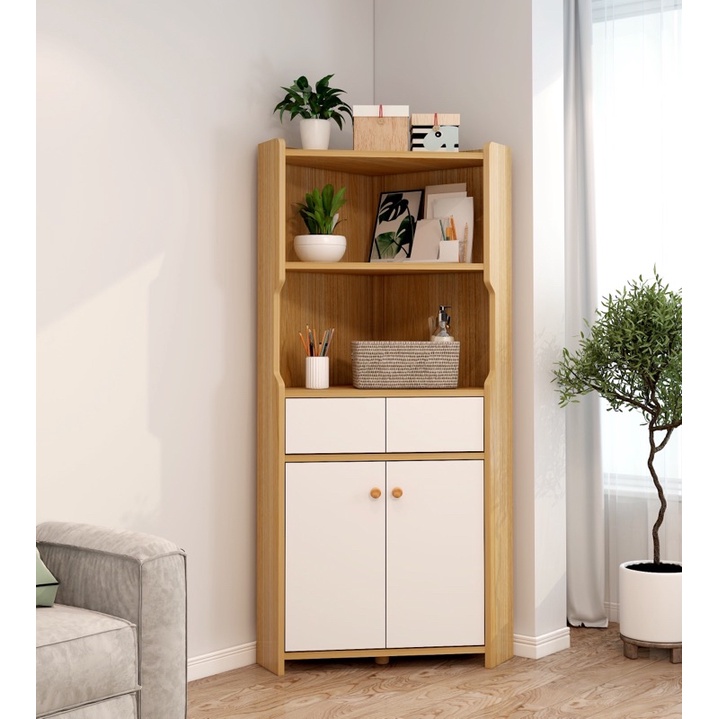 Corner cabinet floor corner cabinet shelf economical living room drawer ...