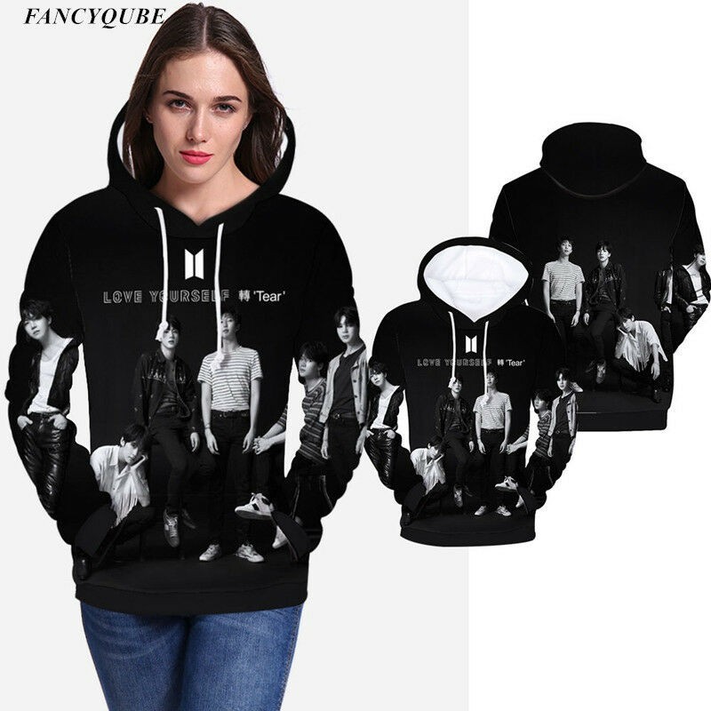 bts hoodie love yourself tear