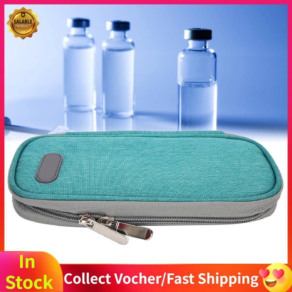 Insulin Cool Bag Diabetic Insulated Organizer Portable Travel Cooling