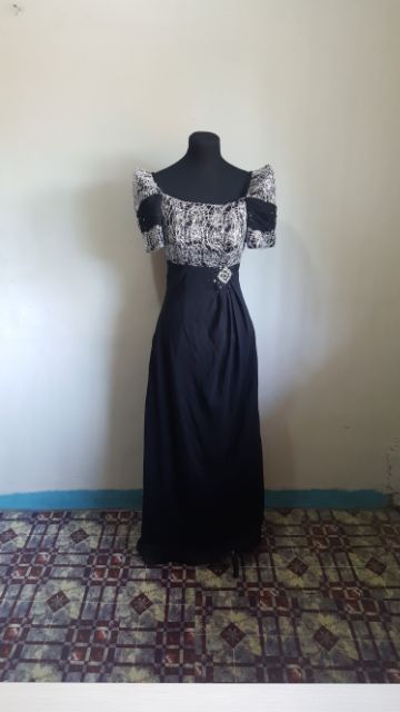 elegant filipiniana gown