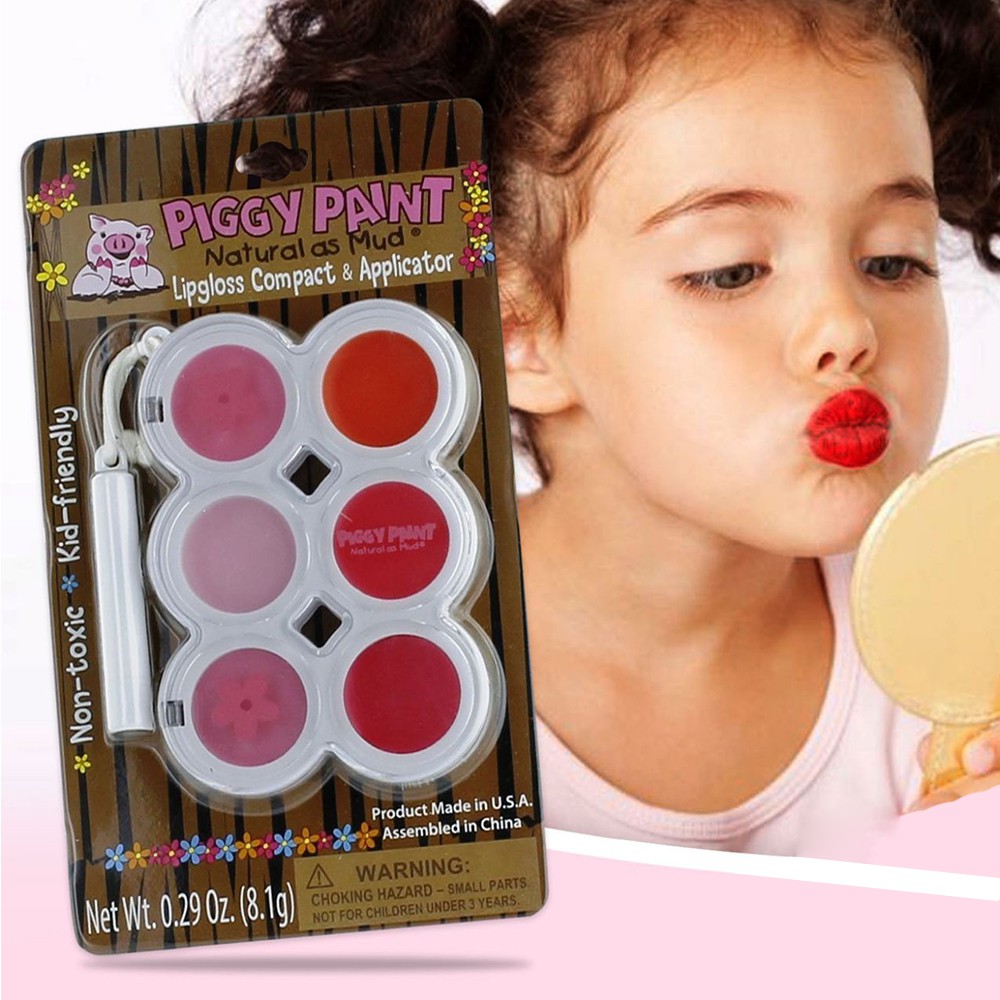 Piggy Paint Lip Gloss Compact with 6 Colors 8.1g Shopee Philippines