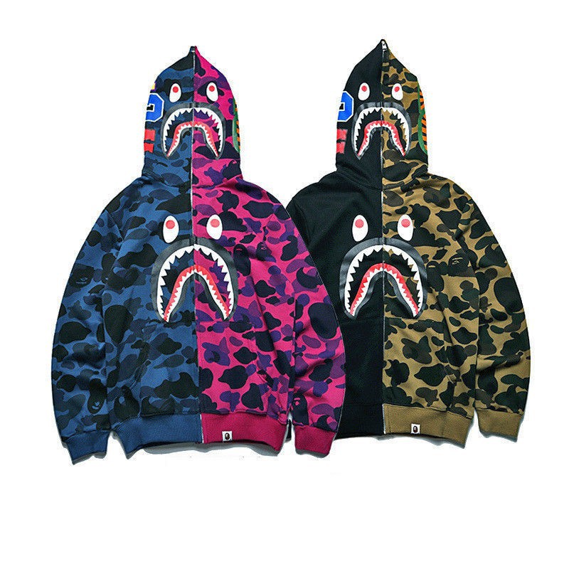 bape jacket full zip