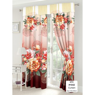 New White Curtains Sales Home Decor 5D Rose and Butterfly Printed Curtain for Window 140cmx180cm 1PC #7