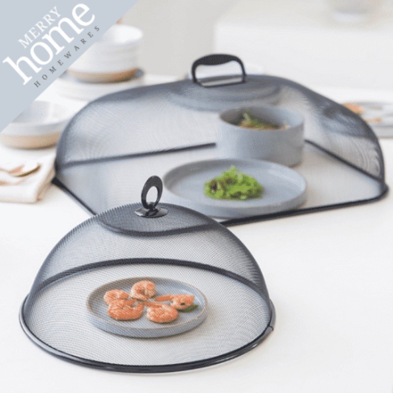 Merry Home Stainless Steel Table Food Cover Dish Cover Metal Food Cover