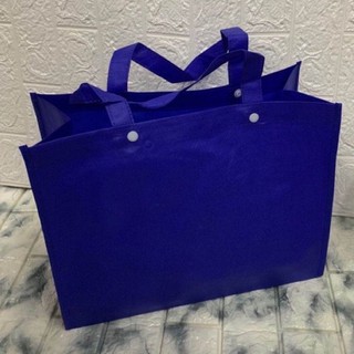 2 Button Eco bag Lunch bag Plain Horizontal Non-woven Hand bag ecobag