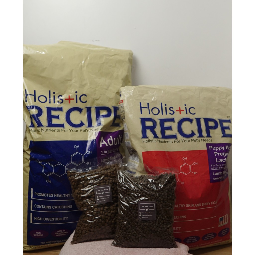 Holistic Recipe Puppy & Adult Dog Dry Food 1KG Shopee Philippines