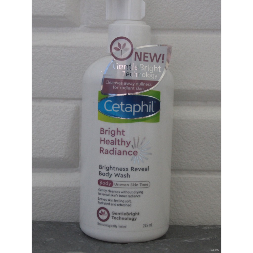 Cetaphil Bright Healthy Radiance Brightness Reveal Body Wash, 245 mL