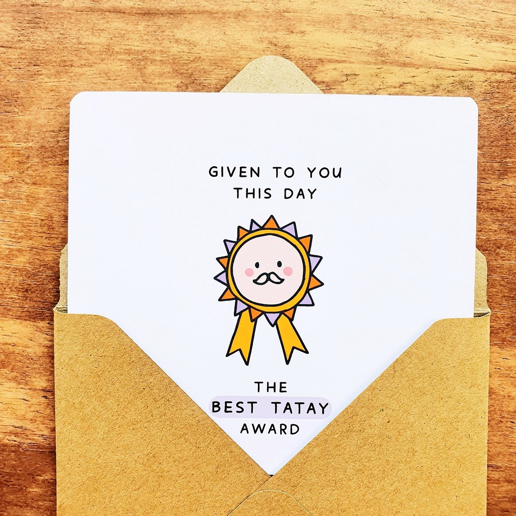 Father's Day Card Birthday Card Father Papa Daddy Dad Tatay - Best ...