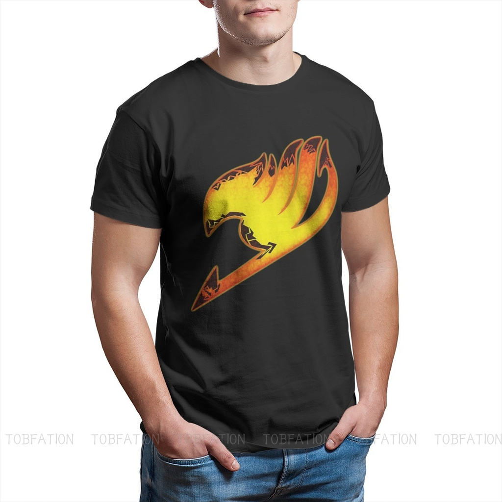 New Fire Guild Logo Tshirt Cotton Fairy Tail Natsu Dragneel Anime Ofertas Homme For Men Shopee Philippines