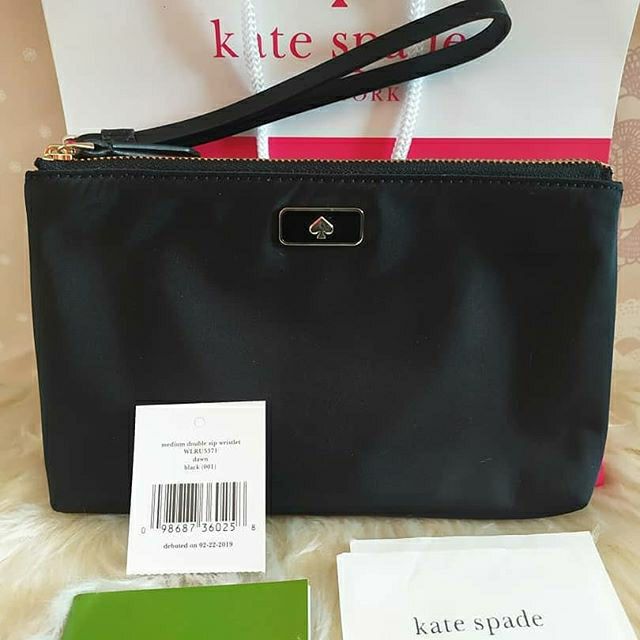 Authentic Kate Spade Medium Doublezip wristlet | Shopee Philippines