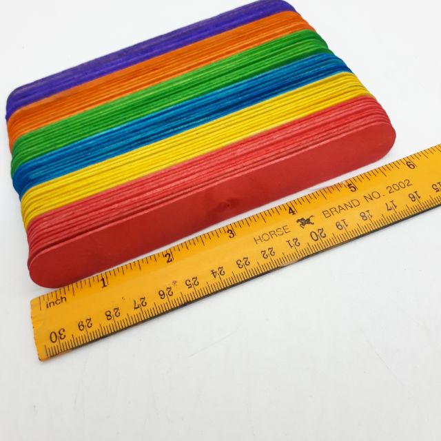 Popsicle Sticks Big Colored and Plain | Shopee Philippines