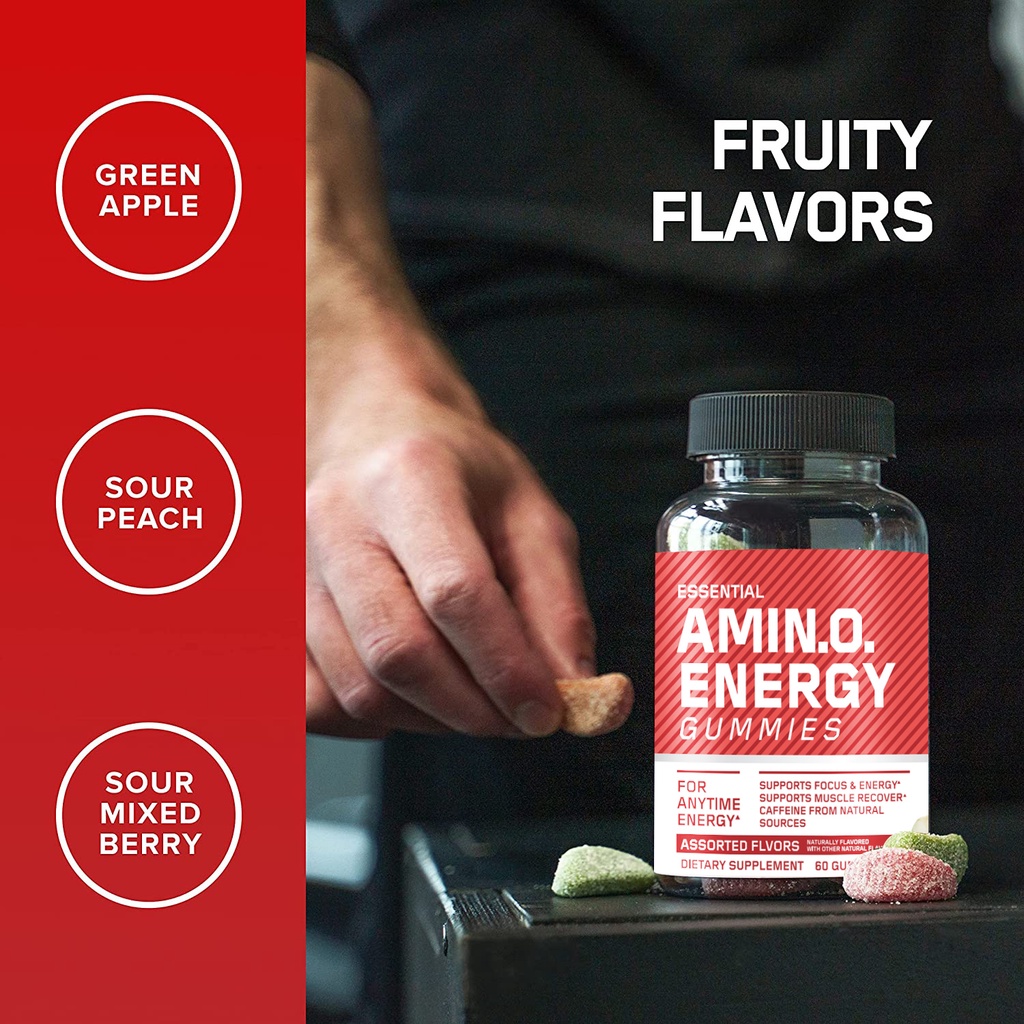 Nutrition Amino Energy Gummies with Amino Acids For Pre Workout/Post