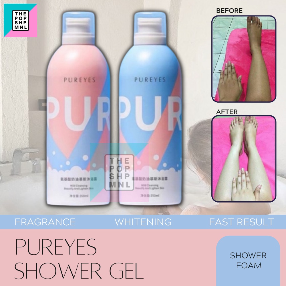 Original Pureyes Shower Gel Moisturizing and Refreshing Bubble Spa