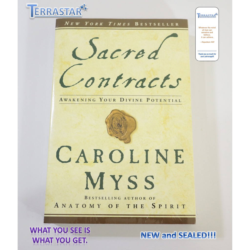 Sacred Contracts Awakening Your Divine Potential By Caroline Myss Big Paperback Shopee Philippines