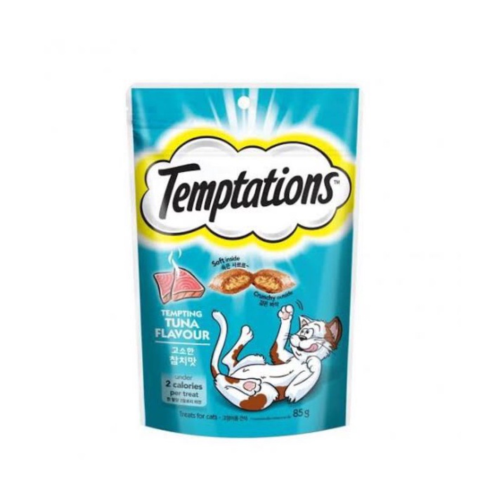 Temptations tempting tuna flavours cats treats foods