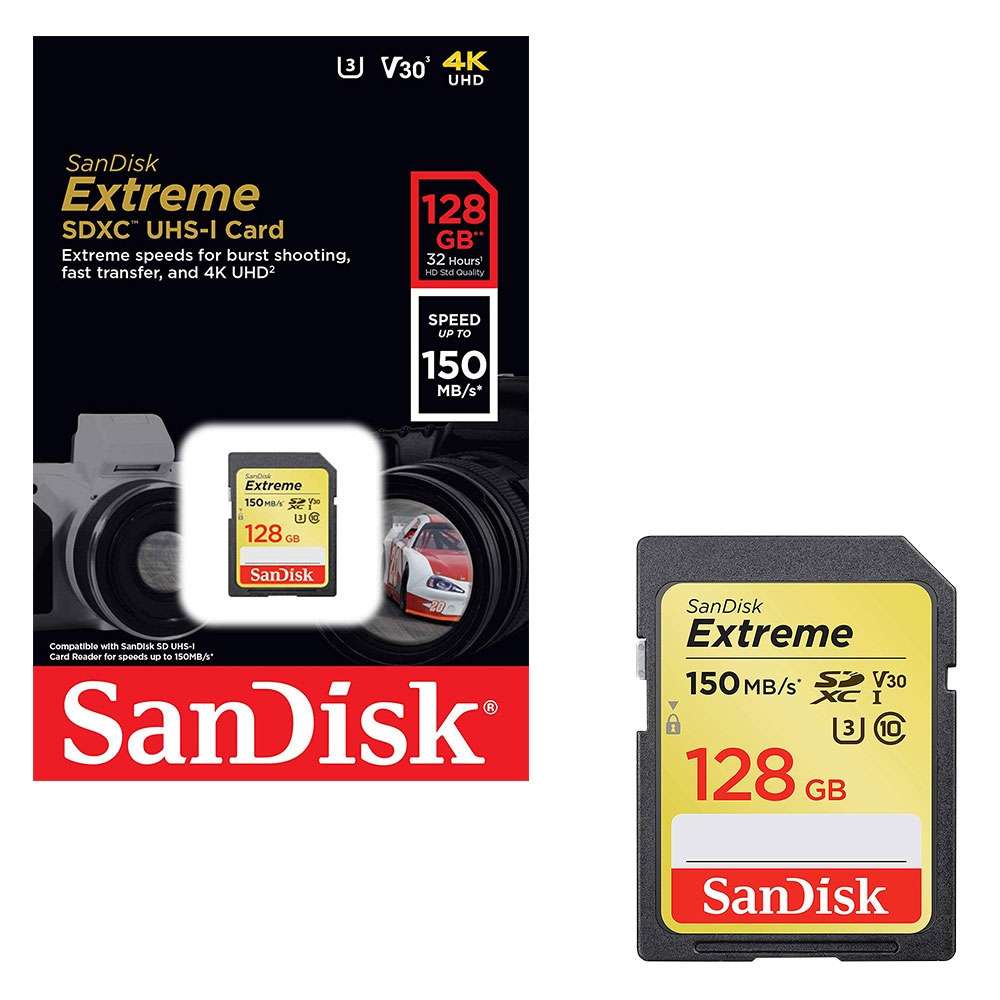 Sandisk Extreme SD 128GB R180 W90 Latest model SDSDXVA-128G-GNCIN (Replaced  SDSDXV5-128G) | Shopee Philippines