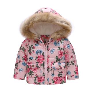 kids jacket with fur hood