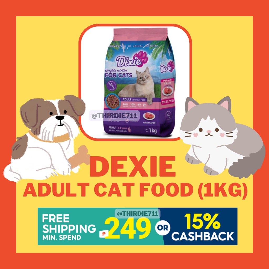Dixie Cat Food All Ages 1kg Shopee Philippines