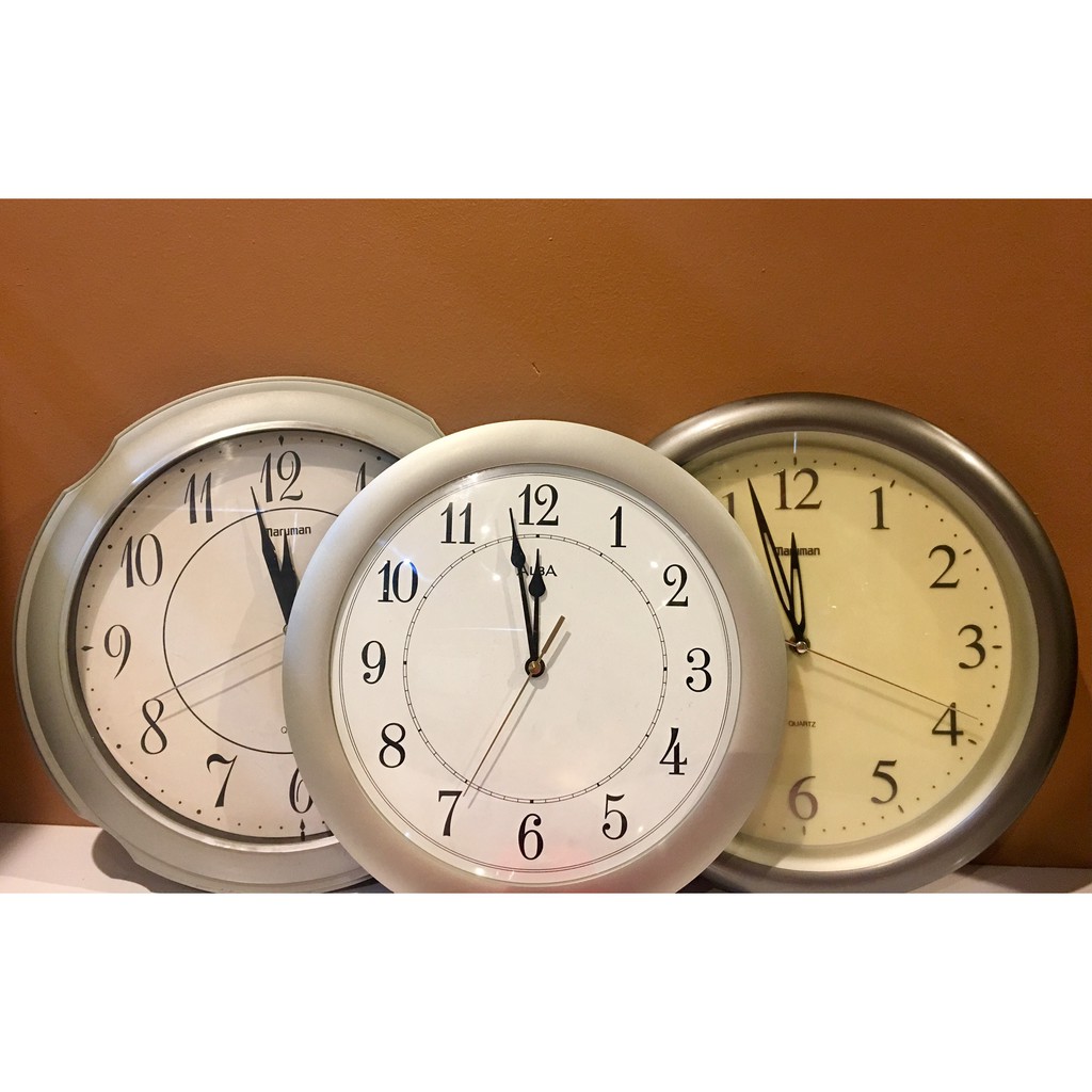Maruman Alba Wall Clock Shopee Philippines
