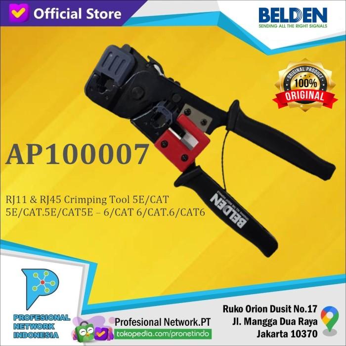 Crimping Belden Ap100007 Rj45 Utp Deluxe Modular Plug Tool Crimping