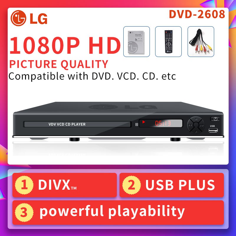 Original Lg Dvd 2608 Dvd Player Shopee Philippines
