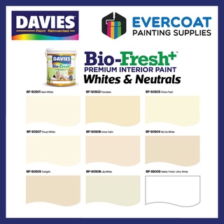 Davies Paints Biofresh Liters Whites Neutrals Shopee Philippines