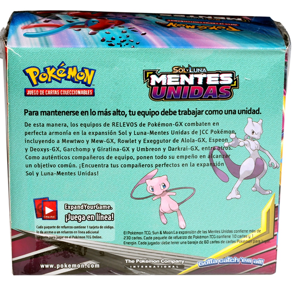 Pokemon 324 Pcs Set Cards Toys Spanish Trading Card Game Sol Y Luna Mentes Unidas Collection Box C Shopee Philippines