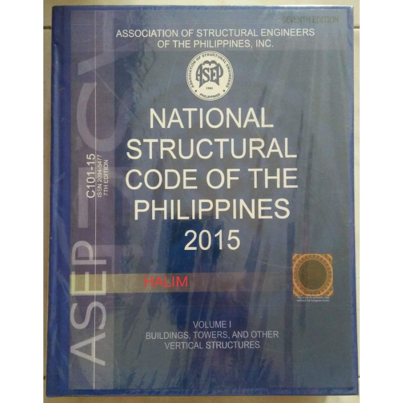 NATIONAL STRUCTURAL CODE OF THE PHILIPPINES 2015 | Shopee Philippines