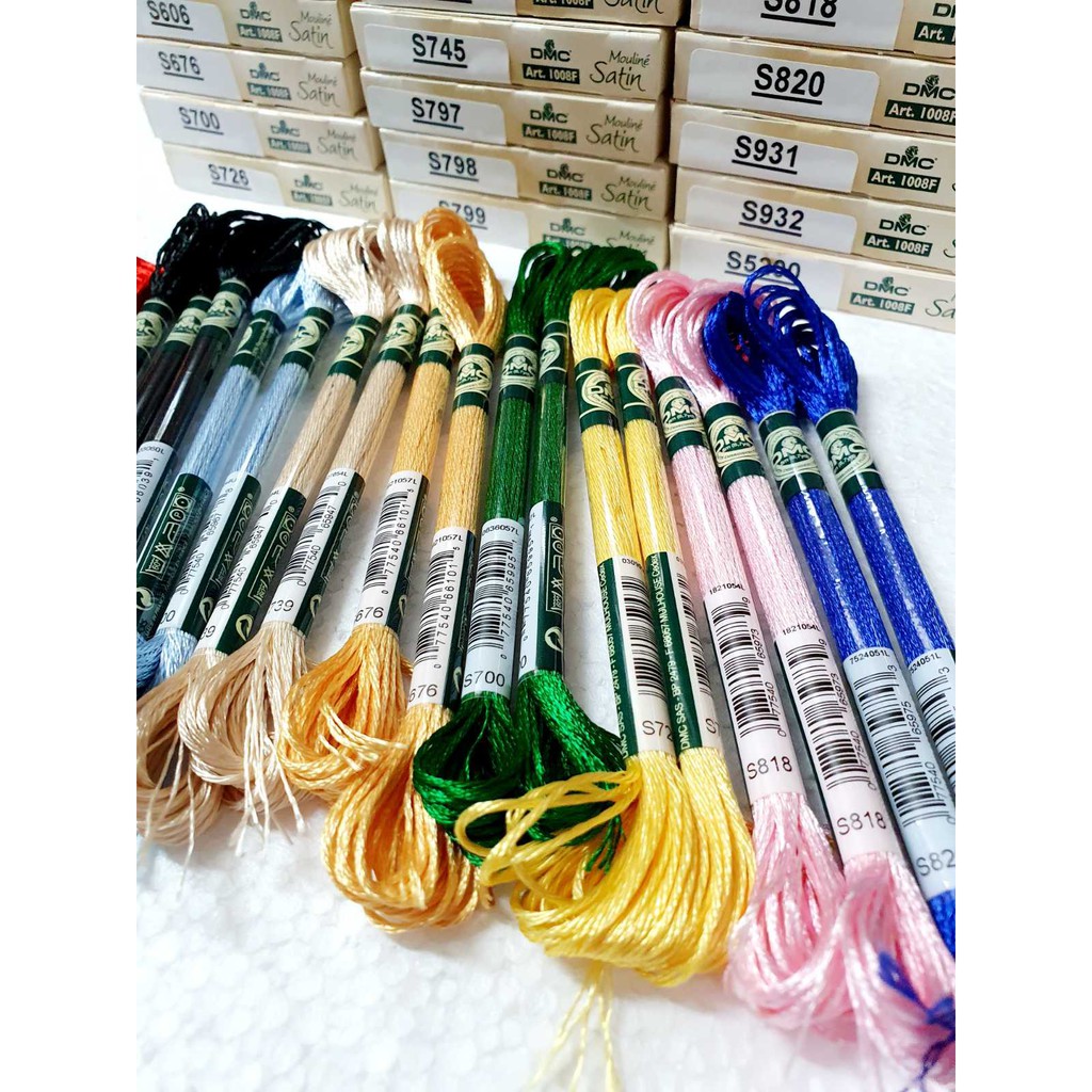 DMC Satin Thread Available in 8m, 4m and 2m Shopee Philippines
