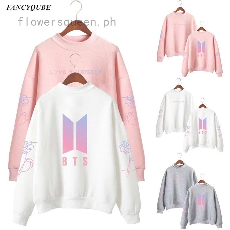 bts sweater pink