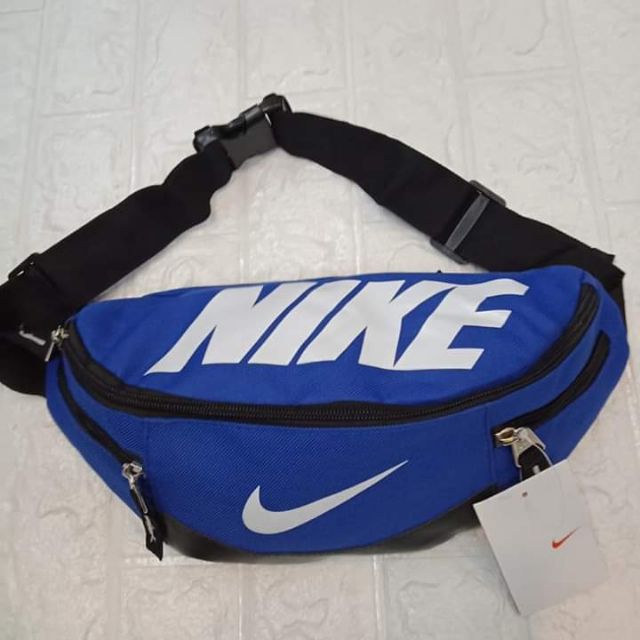 blue nike bum bag