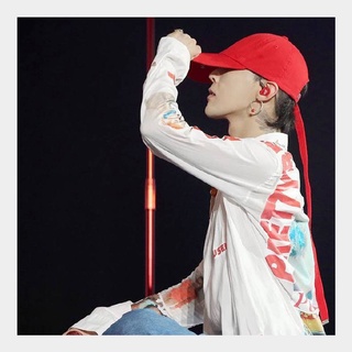 Hat female GD Quan Zhilong with the same PEACEMINUSONE letter long strap personality clip peaked ca #6