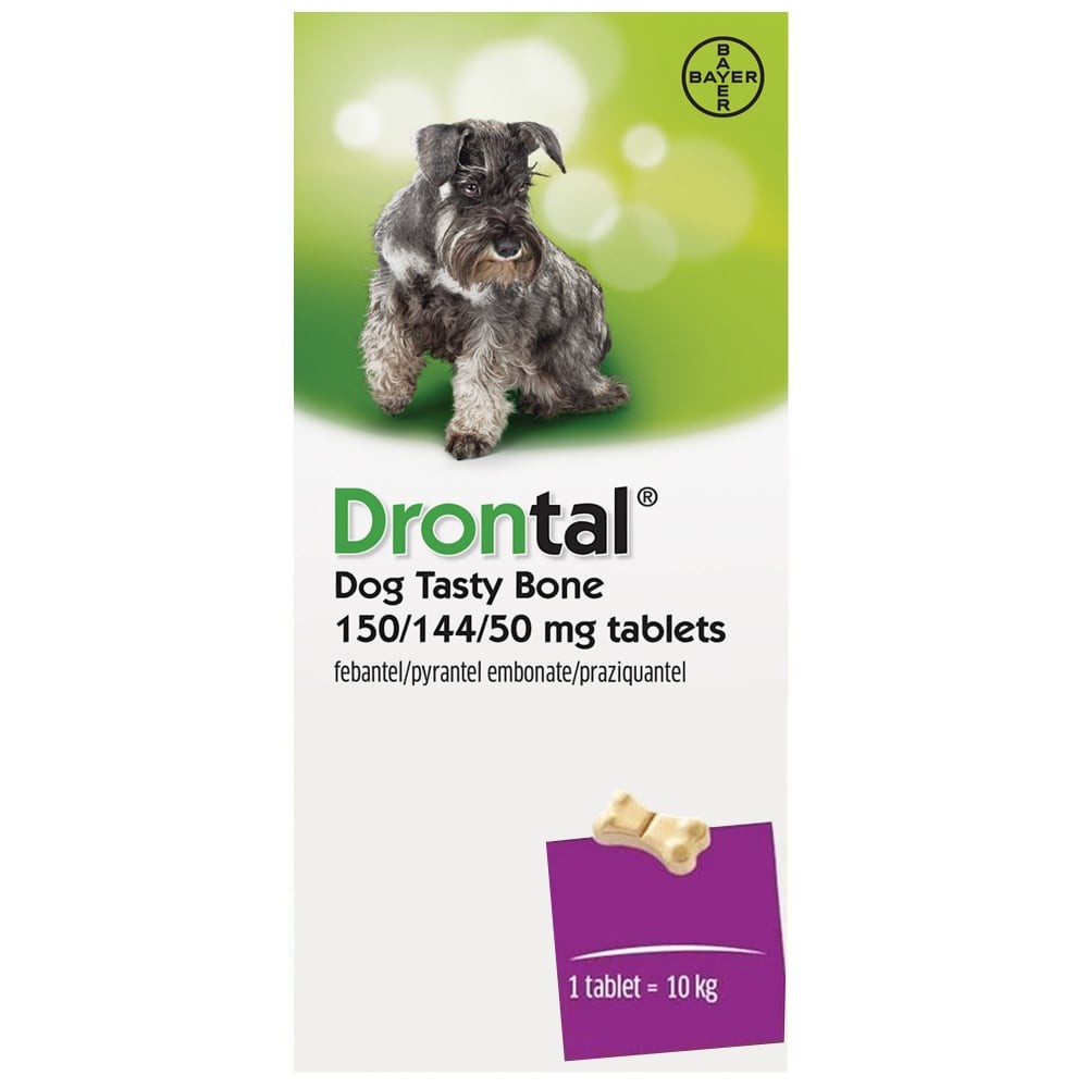 drontal dog tasty bone dosage