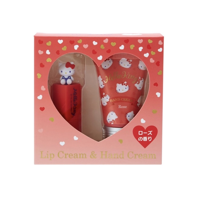 Hello Kitty Lip Balm & Hand Cream Set (Heart) Shopee Philippines